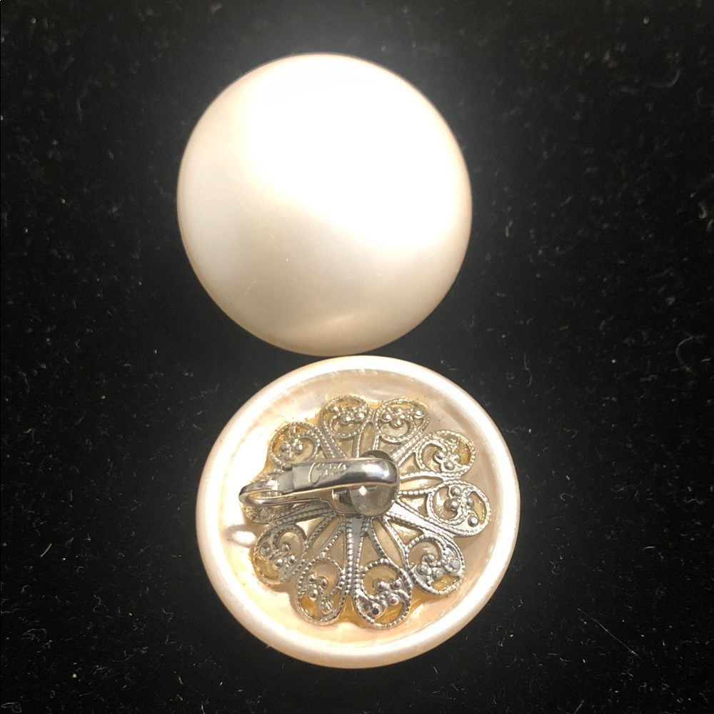 Vintage CORO "Moonglow" Clip-On Earrings